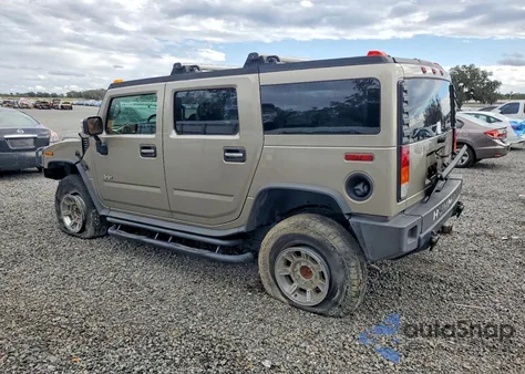 2003 Hummer H2 z USA, uszkodzony, nr VIN 5GRGN23U93H131698